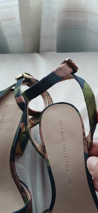 Sandalias Zara Tacon Talla 36