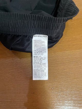 Bañador Quiksilver Negro Talla XL