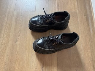 Zapatos New Rock Plataforma Creepers Negros