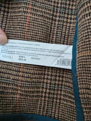 Abrigo Sfera Marrón Hombre Talla L