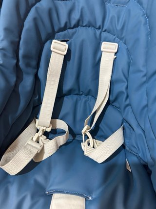 Trona Chicco azul polipiel