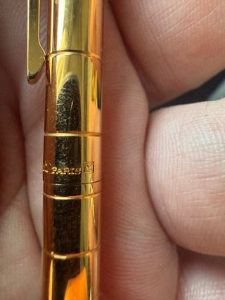 Bolígrafo Dupont Chapado en Oro