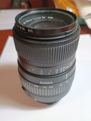 Objetivo Sigma 55-200mm Canon