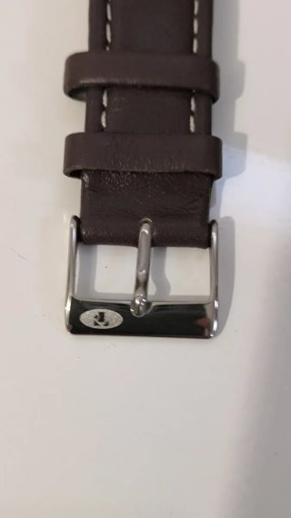 Correa de piel para reloj 20mm terminal curvo