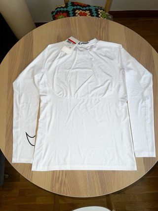 Camiseta Nike Pro Compresión Manga Larga Blanca