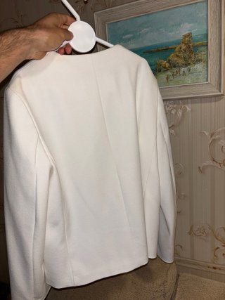 Chaqueta Zara Blanca Talla s mujer
