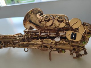 Saxofón soprano curvo Bressant SC-100