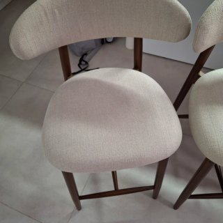 Sgabelli da bar beige e marrone