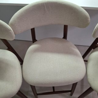 Sgabelli da bar beige e marrone