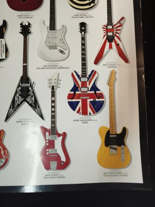 Poster Guitar Heaven Rock Chitarre
