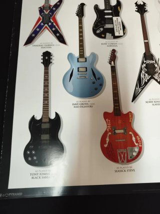 Poster Guitar Heaven Rock Chitarre