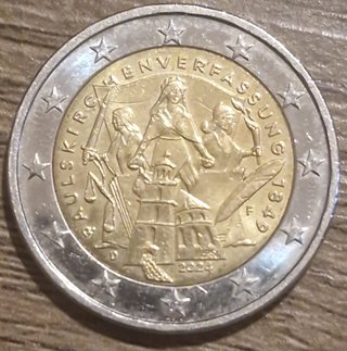 MONEDA 2 EUROS ALEMANIA CONMEMORATIVA 2024F