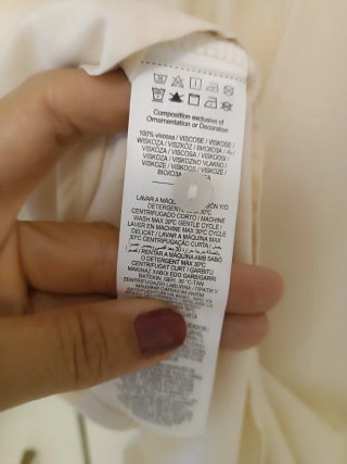 Camisa Milano Viscosa Beige Talla S