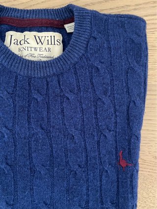 Jersey Jack Wills Lana Merino Azul Marino