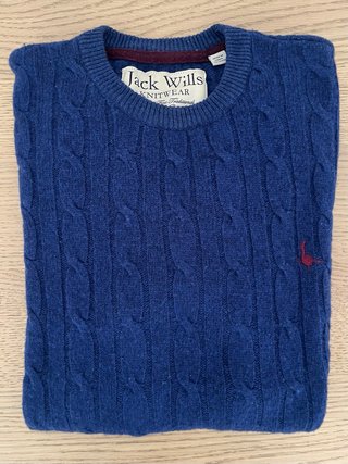 Jersey Jack Wills Lana Merino Azul Marino