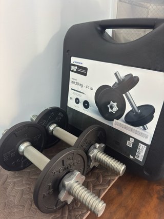 Kit Mancuernas 20kg Decathlon