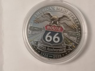 Moneda Ruta 66 - 100 Años Libertad