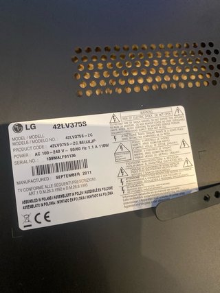 Placa Main LG 42LV375S EAX63557704