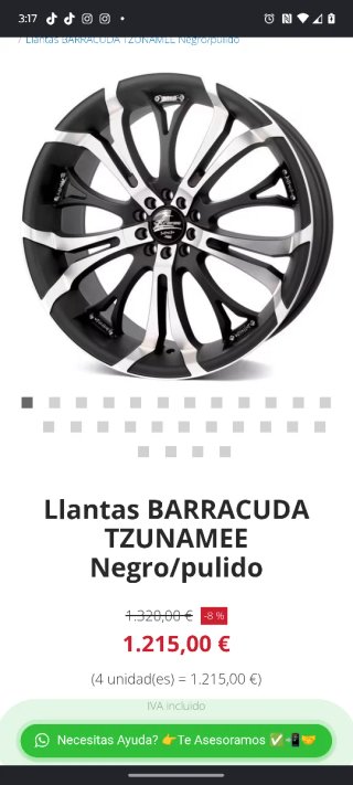 Llantas Barracuda R19