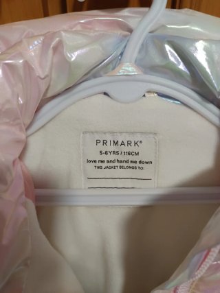 Chaqueta niña efecto arcoíris