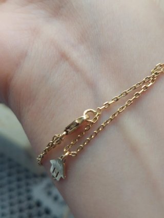 Pulsera oro 18k con circonitas