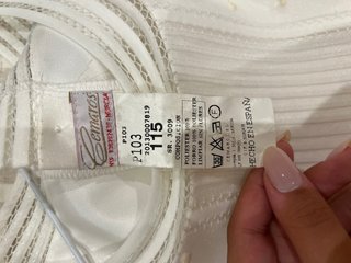 Vestido de Comunión Blanco y coral