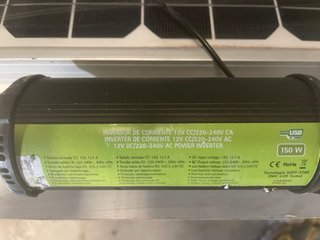 Kit Solar 12V con Regulador e Inversor vw T3