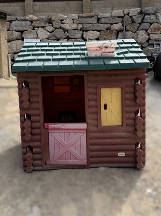 Casita de jardín infantil de plástico exterior