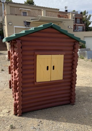Casita de jardín infantil de plástico exterior