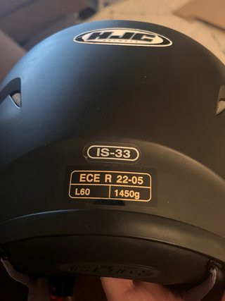 Casco Moto HJC Talla L Negro.