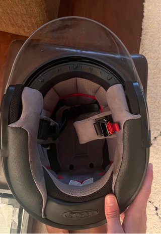 Casco Moto HJC Talla L Negro.