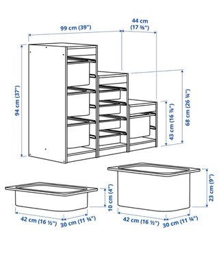 Mueble Almacenaje Infantil IKEA TROFAST
