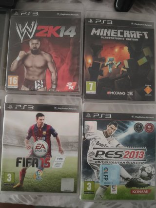 Lote Mandos PS3 (Negro, Azul, Rojo)
