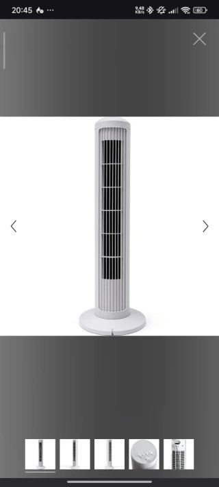 2 Ventiladores de Torre Blanco vendo la pareja