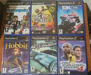 Solo Cajas de juegos PS2 *se venden todo junto*