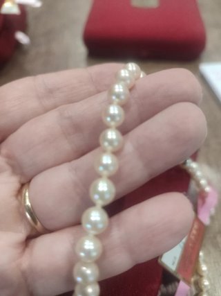 Collar corto de Perlas Majorica 6mm 37cm