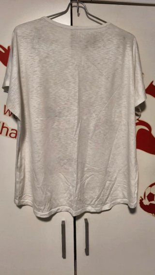 Camiseta Blanca con Estampado Minnie y Mickey