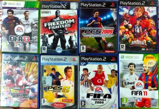 Lote Juegos PS2: FIFA, PES, DBZ, NeoGeo, Freedom