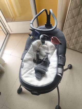 Hamaca para bebé gris