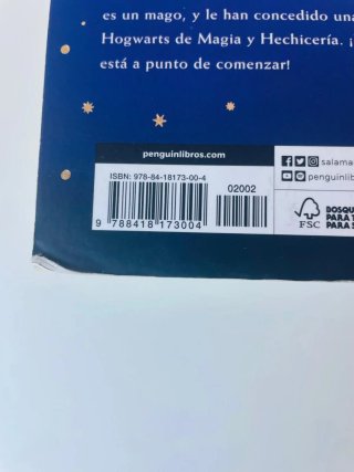 Libro Harry Potter y la piedra filosofal