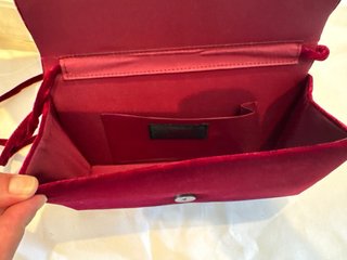 Bolso de fiesta Laura Biagiotti rojo