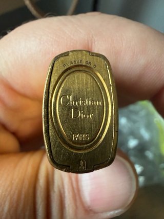 Mechero Christian Dior Chapado en Oro