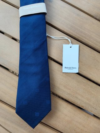 Corbata Pedro del Hierro Azul