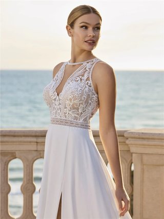 Vestido de Novia Encaje Pronovias