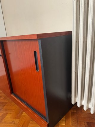 Conjunto escritorio: mesa, armario y cajonera