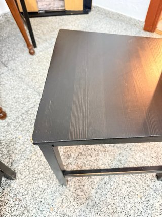 6 Sillas de comedor negras + mesa