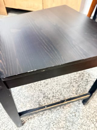 6 Sillas de comedor negras + mesa