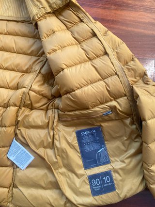 Chaqueta Geox Plumas Amarilla