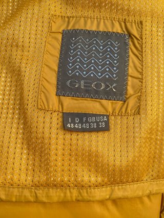 Chaqueta Geox Plumas Amarilla