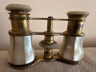 Prismáticos ópera nacar vintage